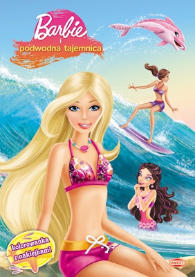 Barbie i podwodna tajemnica - NA 104 kolorowanka z naklejkami