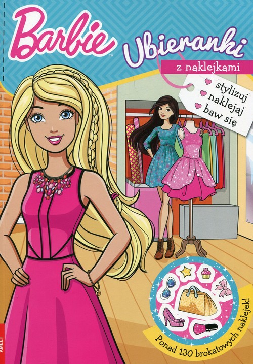 Barbie Ubieranki z naklejkami