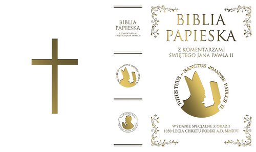Biblia papieska na Rocznicę 1050-lecia Chrztu Polski z komentarzami Św. Jana Pawła II
