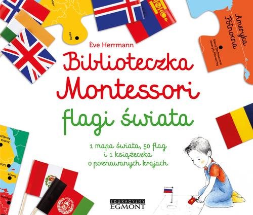 Biblioteczka Montessori Flagi świata
