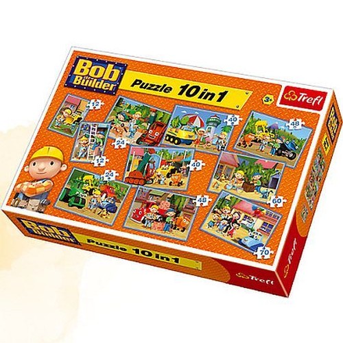 Bob Budowniczy Puzzle 10w1