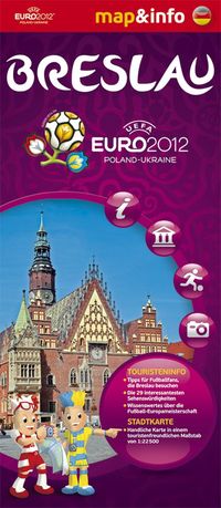 Breslau Wrocław Euro 2012 mapa i miniprzewodnik