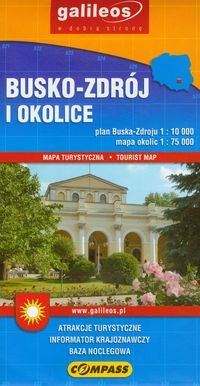 Busko Zdrój i okolice Mapa turystyczna 1:75 000