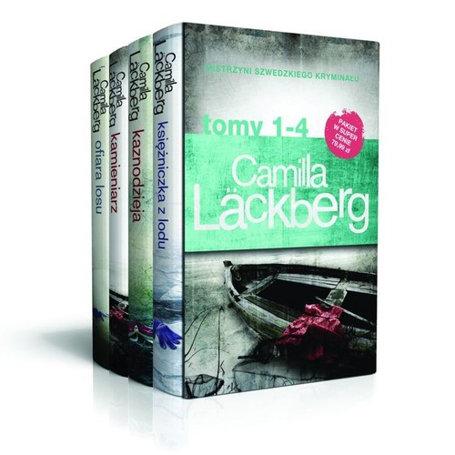 Camilla Lackberg Tom 1-4 Księżniczka z lodu / Kaznodzieja / Kamieniarz / Ofiara losu