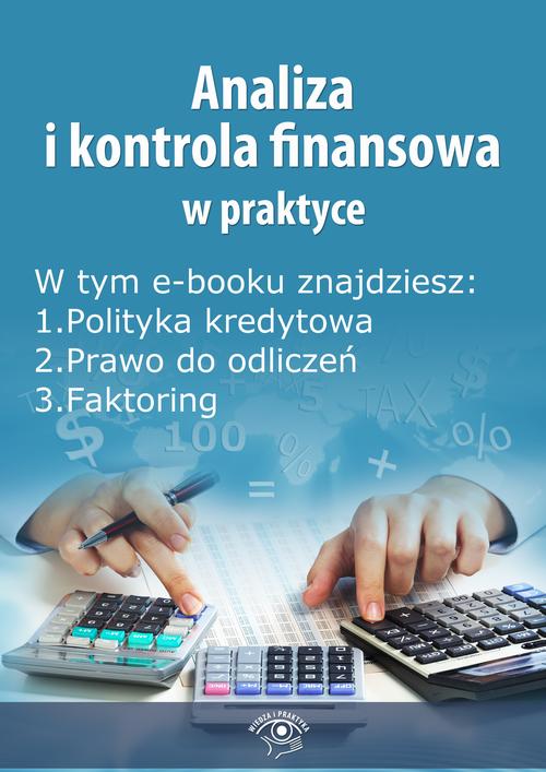 EBOOK Analiza i kontrola finansowa w praktyce, wydanie sierpień-wrzesień 2014 r.