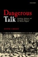 EBOOK Dangerous Talk:Scandalous, Seditious, and Treasonable Speech in Pre-Modern England