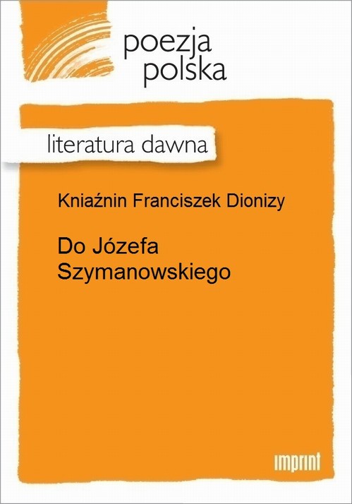 EBOOK Do Józefa Szymanowskiego