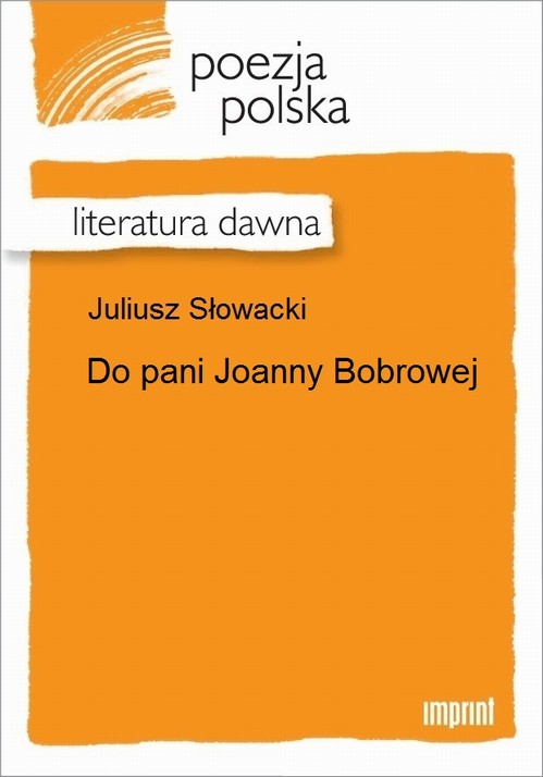EBOOK Do pani Joanny Bobrowej