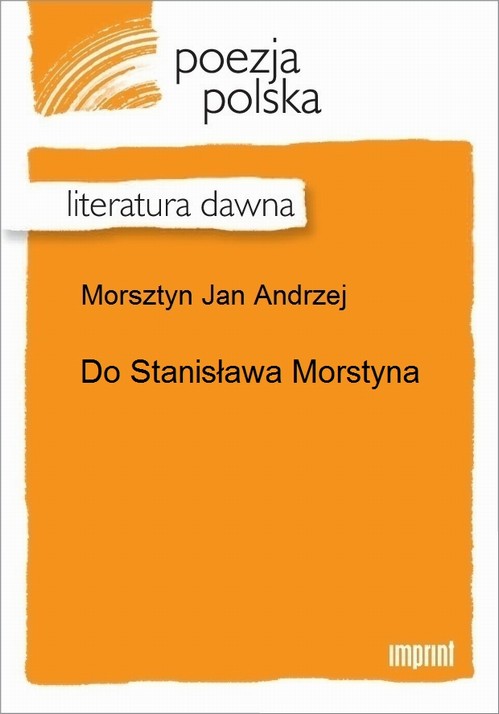EBOOK Do Stanisława Morstyna