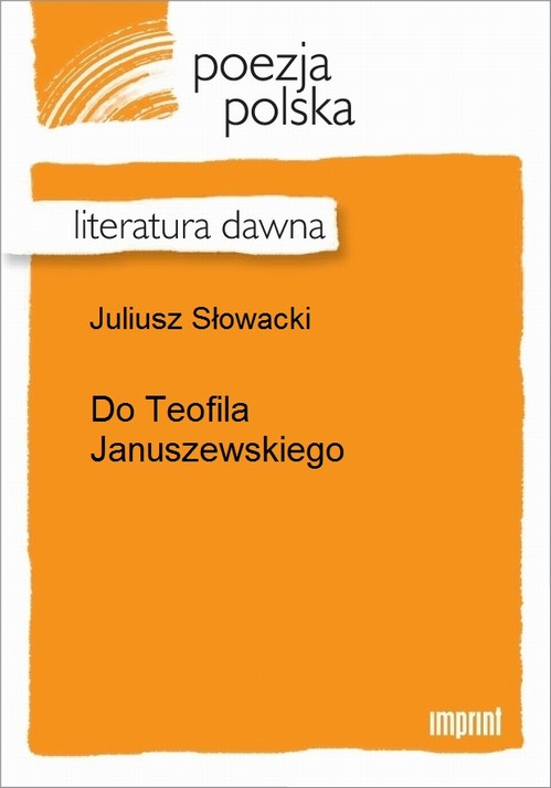 EBOOK Do Teofila Januszewskiego