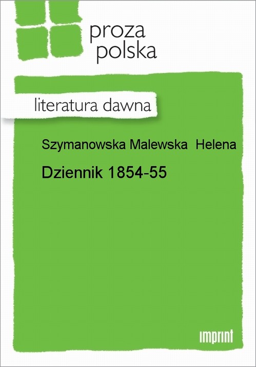 EBOOK Dziennik 1854-55