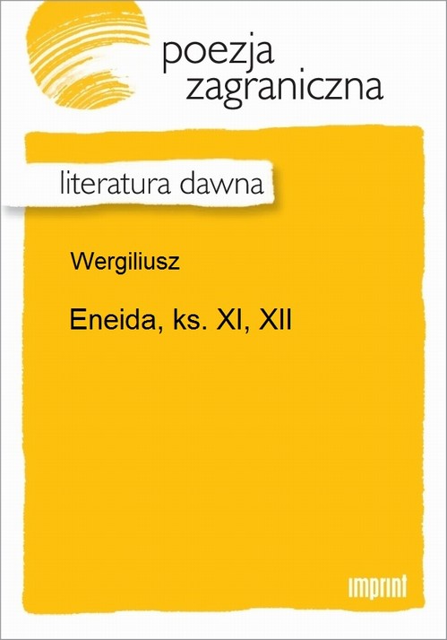 EBOOK Eneida, ks. XI, XII
