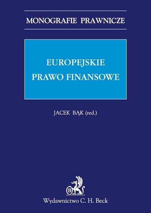EBOOK Europejskie prawo finansowe