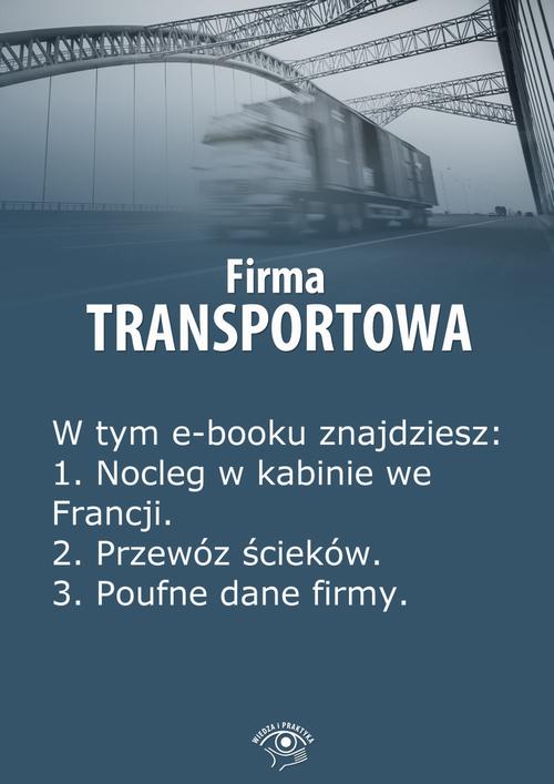 EBOOK Firma transportowa, wydanie czerwiec 2014 r.