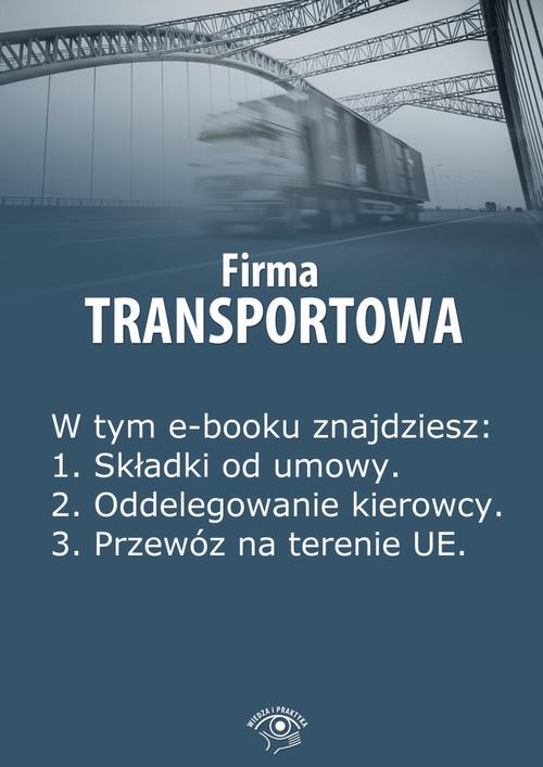 EBOOK Firma transportowa, wydanie kwiecień 2014 r.