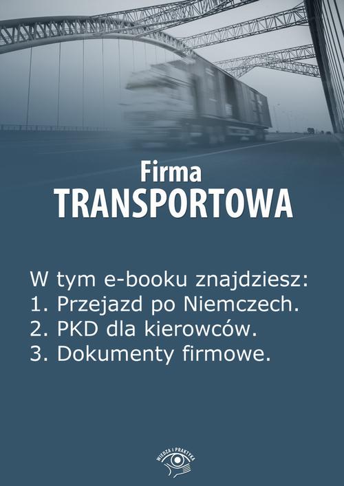 EBOOK Firma transportowa, wydanie kwiecień-maj 2014 r.