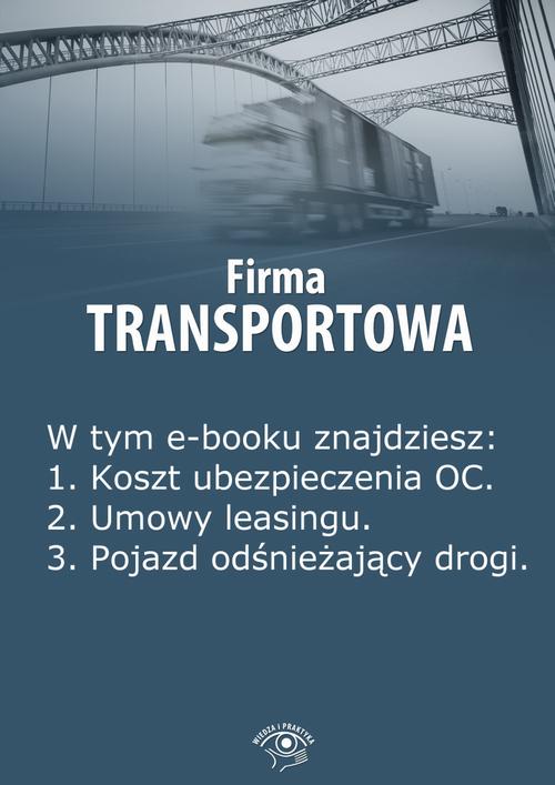 EBOOK Firma transportowa, wydanie luty 2014 r.