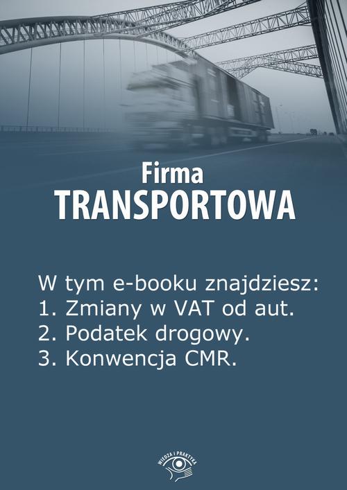 EBOOK Firma transportowa, wydanie marzec 2014 r.