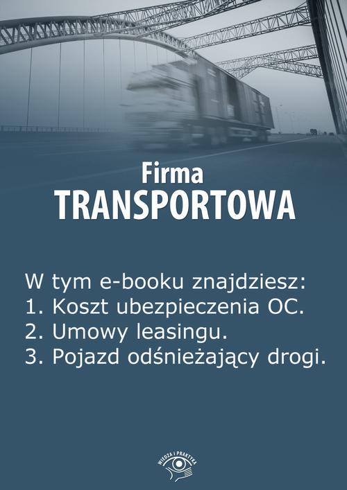 EBOOK Firma transportowa, wydanie styczeń 2014 r.