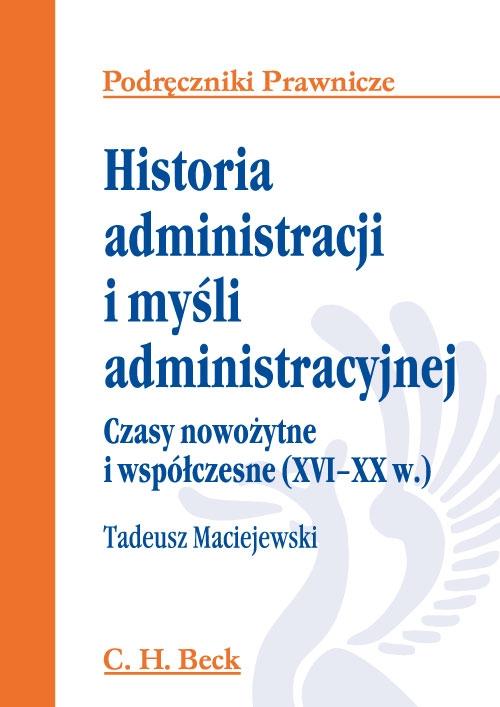 EBOOK Historia administracji i myśli administracyjnej
