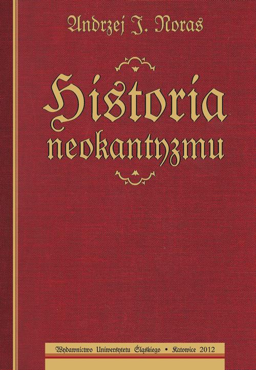 EBOOK Historia neokantyzmu