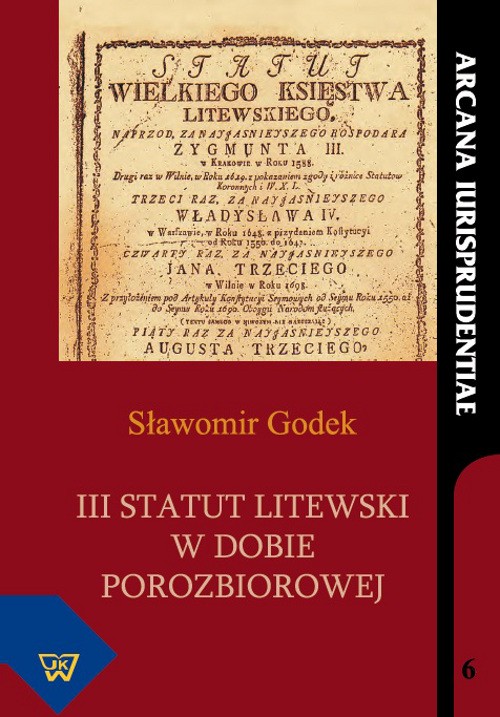 EBOOK III Statut Litewski w dobie porozbiorowej