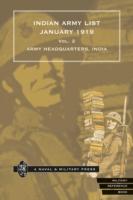 EBOOK Indian Army List January 1919 - Volume 2