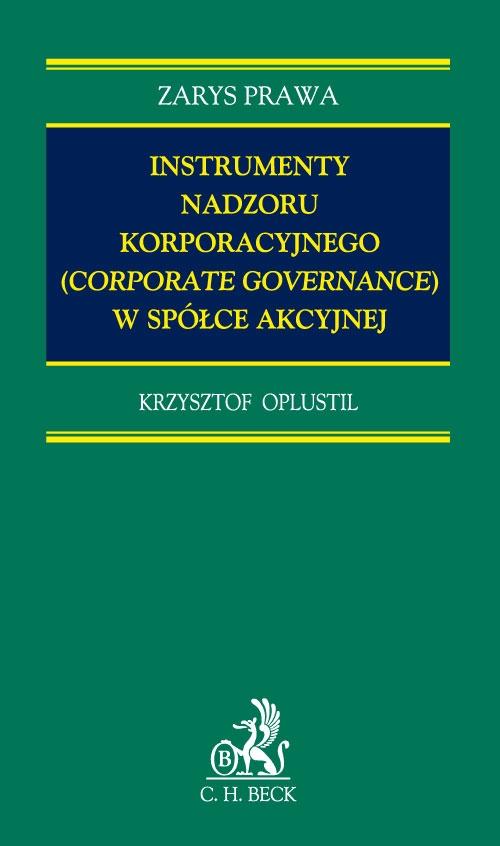 EBOOK Instrumenty nadzoru korporacyjnego (corporate governance) w spółce akcyjnej