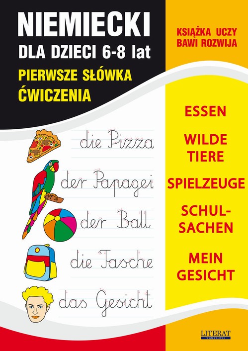 EBOOK Język niemiecki dla dzieci. Pierwsze słówka. Ćwiczenia. 6-8 lat
