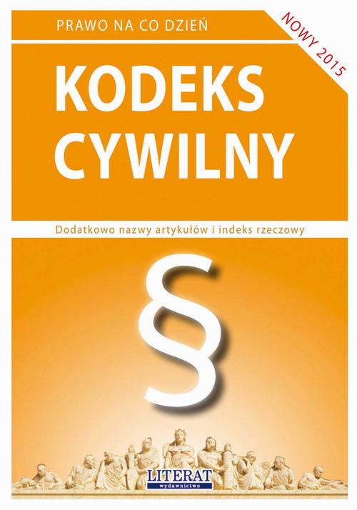 EBOOK Kodeks cywilny 2015