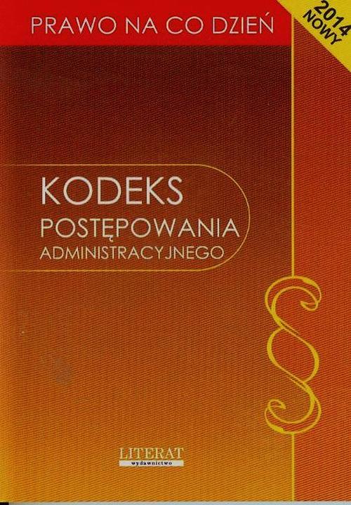 EBOOK Kodeks postępowania administracyjnego 2014
