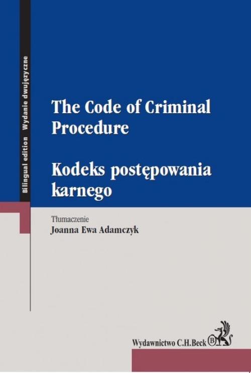 EBOOK Kodeks postępowania karnego The Code of Criminal Procedure
