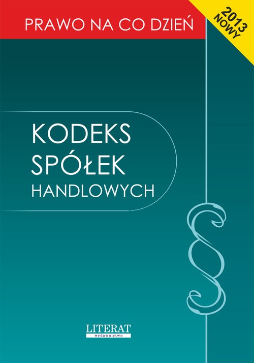 EBOOK Kodeks spółek handlowych 2013
