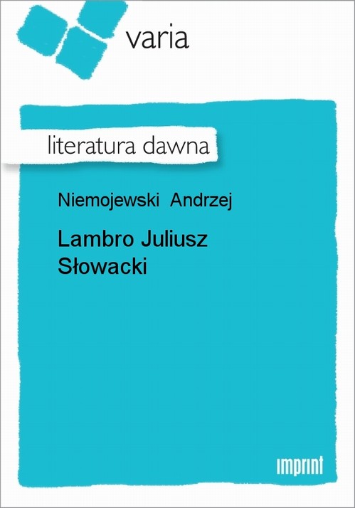 EBOOK Lambro Juliusz Słowacki