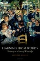 EBOOK Learning from Words:Testimony as a Source of Knowledge