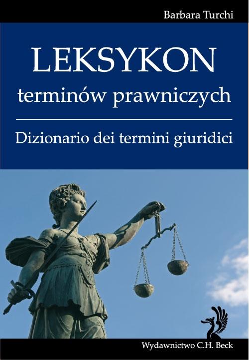 EBOOK Leksykon terminów prawniczych (włoski) Dizionario dei termini giuridici