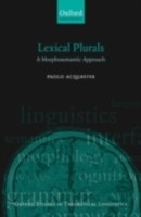 EBOOK Lexical Plurals A Morphosemantic Approach
