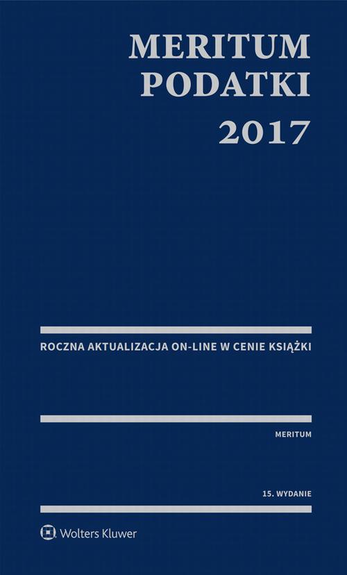 EBOOK MERITUM Podatki 2017