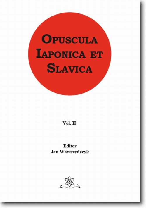 EBOOK Opuscula Iaponica et Slavica  Vol. 2