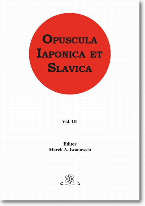 EBOOK Opuscula Iaponica et Slavica Vol. 3