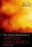 EBOOK Oxford Handbook of Applied Linguistics