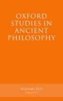 EBOOK Oxford Studies in Ancient Philosophy, Volume 42