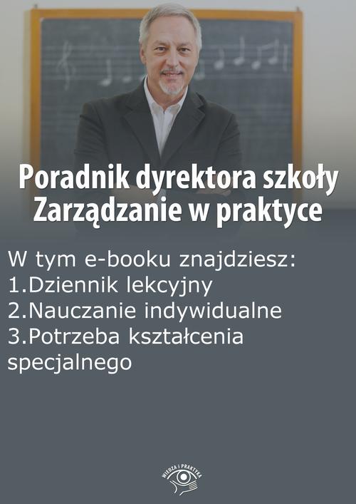EBOOK Poradnik dyrektora szkoły. Zarządzanie w praktyce, wydanie wrzesień-październik 2014 r.