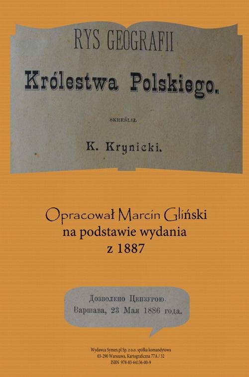 EBOOK Rys geografii Królestwa Polskiego 1887 opracowanie