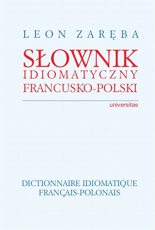EBOOK Słownik idiomatyczny francusko-polski