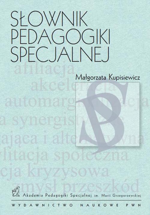 EBOOK Słownik pedagogiki specjalnej