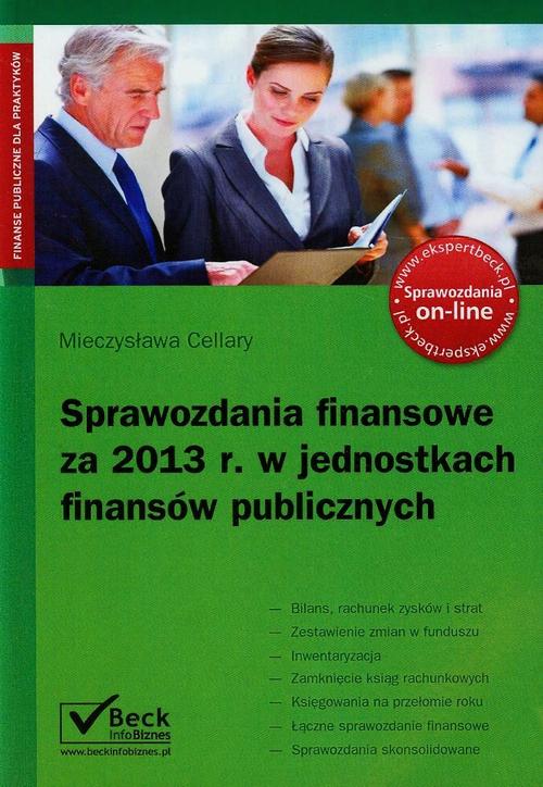 EBOOK Sprawozdania finansowe za 2013 rok w jednostkach finansów publicznych