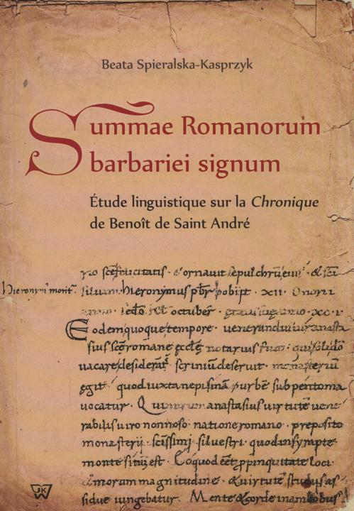 EBOOK Summae Romanorum barbariei signum
