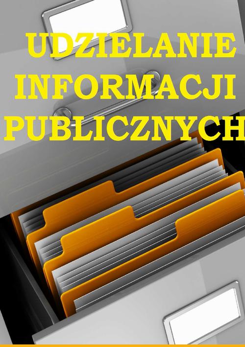 EBOOK Udzielanie informacji publicznych