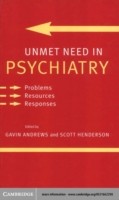 EBOOK Unmet Need in Psychiatry